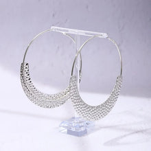 Load image into Gallery viewer, The Half Disc Earring  in Silver &amp; Gold
