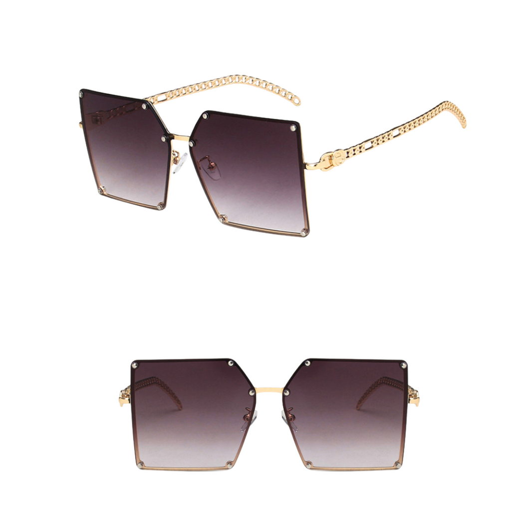 The Pinpoint Sunglasses - Rose Gold, Grey & Grey/Yellow