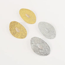 Load image into Gallery viewer, The Big Disc Earring in Gold &amp; Silver
