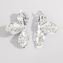 Load image into Gallery viewer, The High Shine Leaf Earring in Gold &amp; Silver (Plated)
