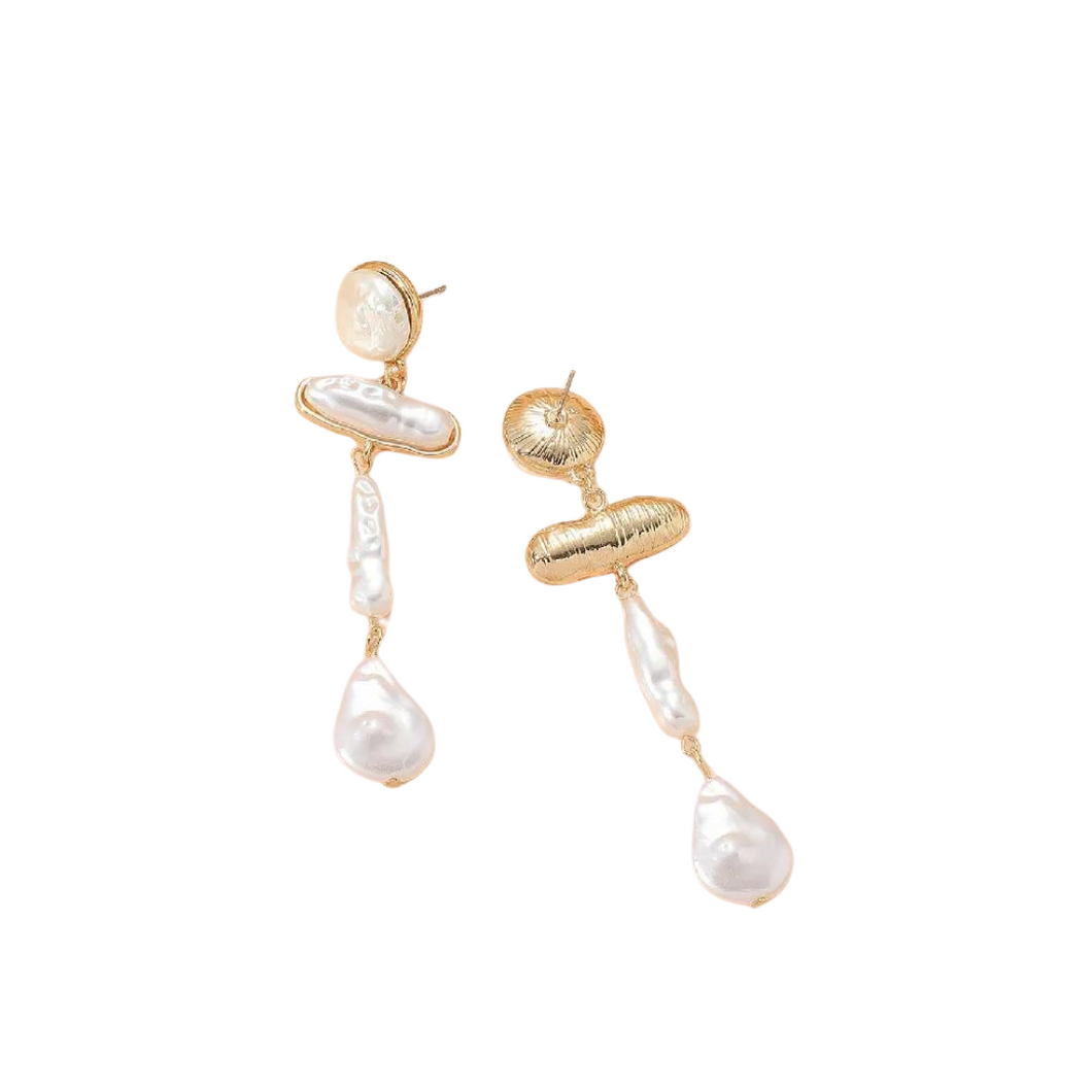 The Pin Pearl Earring