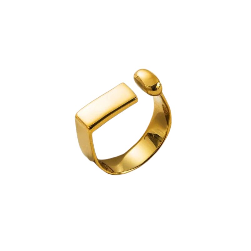 The Magnet Ring  (18K Gold Plated)