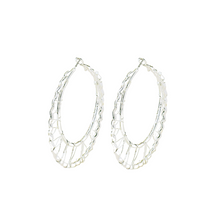 Load image into Gallery viewer, The Double Stitch Earring in Silver &amp; Gold
