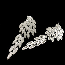 Load image into Gallery viewer, The Diamond Leaf Earring
