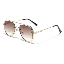 Load image into Gallery viewer, The Ross Sunglasses - Black, Gold &amp; Grey
