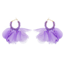 Load image into Gallery viewer, The Petal Earring in Pink &amp; Purple
