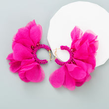 Load image into Gallery viewer, The Petal Earring in Pink &amp; Purple
