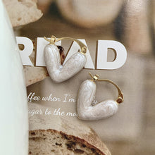 Load image into Gallery viewer, The Resin Heart Earring
