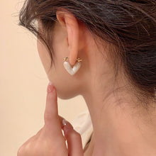 Load image into Gallery viewer, The Resin Heart Earring
