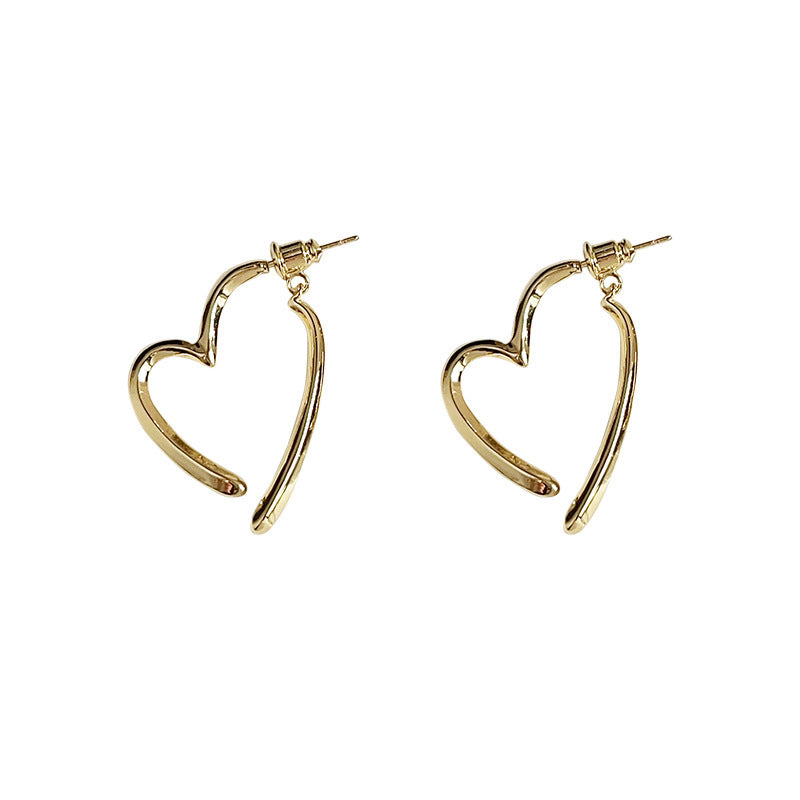 The Adjoined Heart Earring