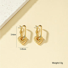 Load image into Gallery viewer, The Loop Heart Earring
