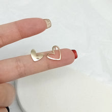 Load image into Gallery viewer, The Hollow Heart Stud Earring
