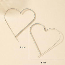 Load image into Gallery viewer, The Jumbo Heart Hoop Earring
