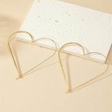 Load image into Gallery viewer, The Jumbo Heart Hoop Earring
