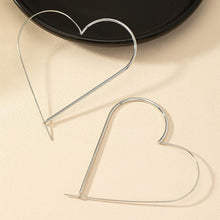 Load image into Gallery viewer, The Jumbo Heart Hoop Earring
