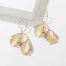 Load image into Gallery viewer, The Double Leaf Earring
