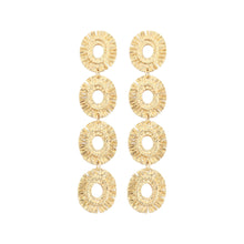 Load image into Gallery viewer, The Oval Tassel Earring in Gold &amp; Silver
