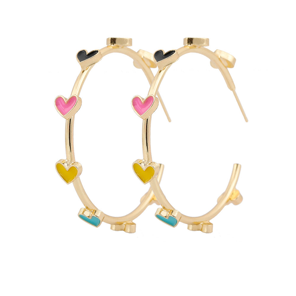 The Sweet Heart Earring in Gold or Silver