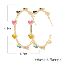 Load image into Gallery viewer, The Sweet Heart Earring in Gold or Silver
