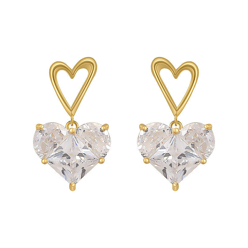 The Cinderella Heart Earring