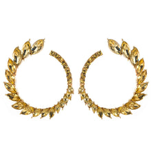 Load image into Gallery viewer, The Sonic Leaf Earring Gold &amp; Silver
