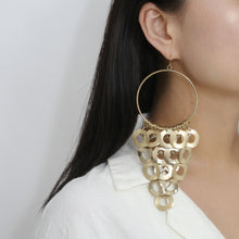 Load image into Gallery viewer, The Jumbo Disc Earring in Gold or Silver
