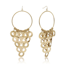 Load image into Gallery viewer, The Jumbo Disc Earring in Gold or Silver
