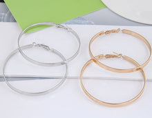 Load image into Gallery viewer, The Solid Hoop Earring in Gold or Silver
