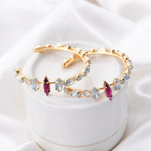 Load image into Gallery viewer, The Crown-Jewelled Hoop Earring
