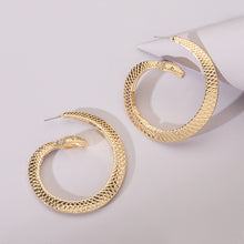 Load image into Gallery viewer, The Snake Head Hoop Earring
