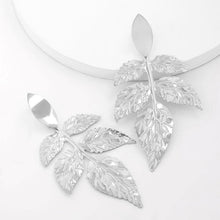 Load image into Gallery viewer, The Leafy Leaf Earring in Gold or Silver
