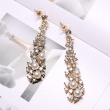 Load image into Gallery viewer, The Diamonte Petal Earring
