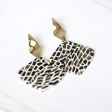Load image into Gallery viewer, The Chequered Earring
