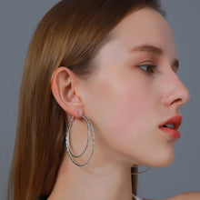 Load image into Gallery viewer, The Double Loop Earring in Gold and Silver
