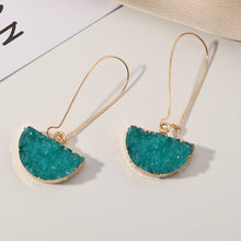 Load image into Gallery viewer, The Stone Earring in Aqua, Topaz or Black
