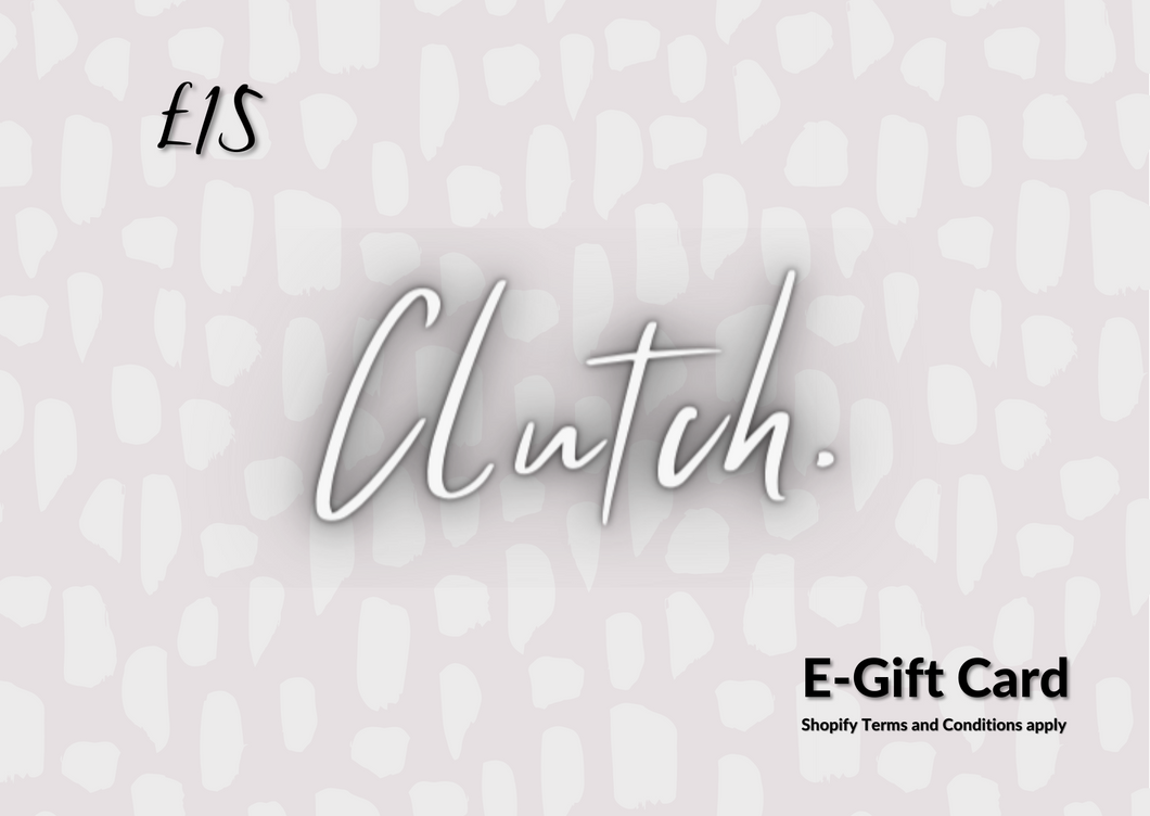 Clutch. E-Gift Card