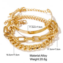 Load image into Gallery viewer, The 3-Layer Bracelet Set in Gold &amp; Silver
