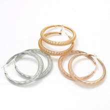 Load image into Gallery viewer, The Wire Hoop Earring in Gold or Rose Gold
