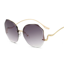 Load image into Gallery viewer, The Butterfly Sunglasses in Pink, Grey, Golden &amp; Black
