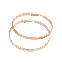 Load image into Gallery viewer, The Solid Hoop Earring in Gold or Silver
