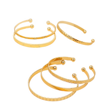 Load image into Gallery viewer, The Love 5-piece Bracelet Set in Gold or Silver
