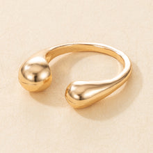 Load image into Gallery viewer, The Water Drop Ring in Gold or Silver
