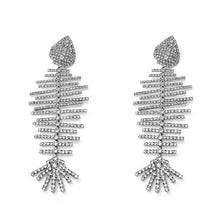 Load image into Gallery viewer, The Jumbo Fishbone Earring in Gold or Silver
