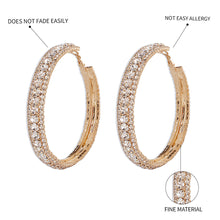 Load image into Gallery viewer, The Flashy Hoop Earring in Gold or Silver (Small, Medium or Large)
