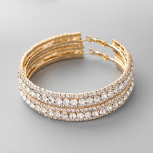 Load image into Gallery viewer, The Flashy Hoop Earring in Gold or Silver (Small, Medium or Large)
