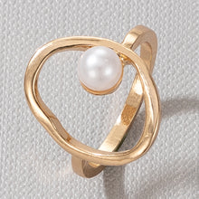 Load image into Gallery viewer, The Hollow Pearl Ring
