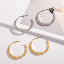 Load image into Gallery viewer, The Moonshine Hoop Earring in Gold or Silver
