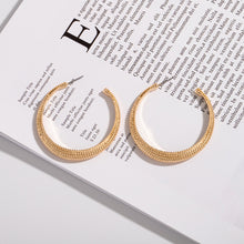 Load image into Gallery viewer, The Moonshine Hoop Earring in Gold or Silver
