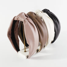 Load image into Gallery viewer, The Knot Headband in Pink &amp; White
