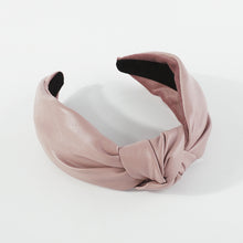 Load image into Gallery viewer, The Knot Headband in Pink &amp; White
